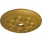 Ekena Millwork Spiral Ceiling Medallion (Fits Canopies up to 4"), Hnd-Painted Pharaohs Gold, 25 1/4"OD x 4"ID x 2"P CM25SPPGS - alternate 3